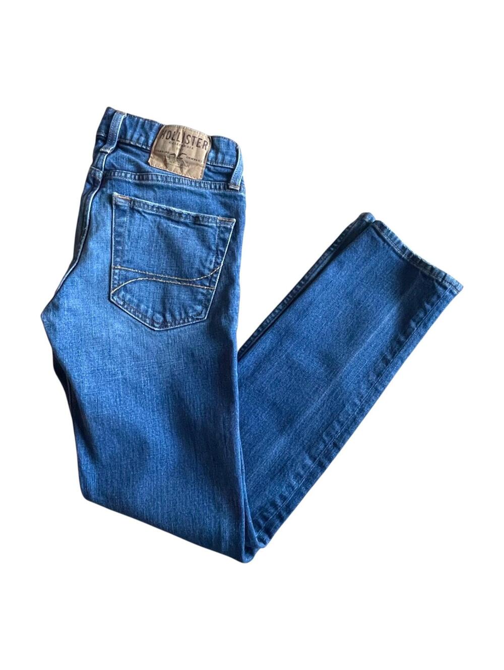 Hollister‎ Super Skinny Jeans Womens 28x30 Button Fly Denim**